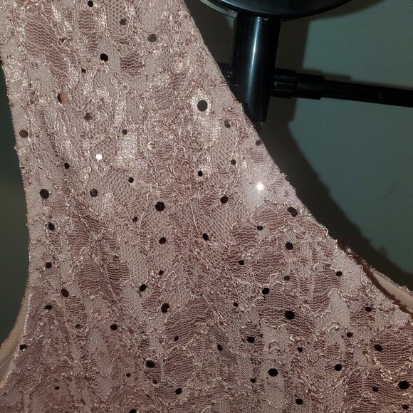 Sz XL One Shoulder Pink, Sparkle, Gown - Princess, Halloween, Formal, Party Long - Picture 11 of 16